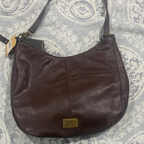 FRYE AND CO. Handbags - FRYE AND CO. Dark Brown Leather Hobo Bag